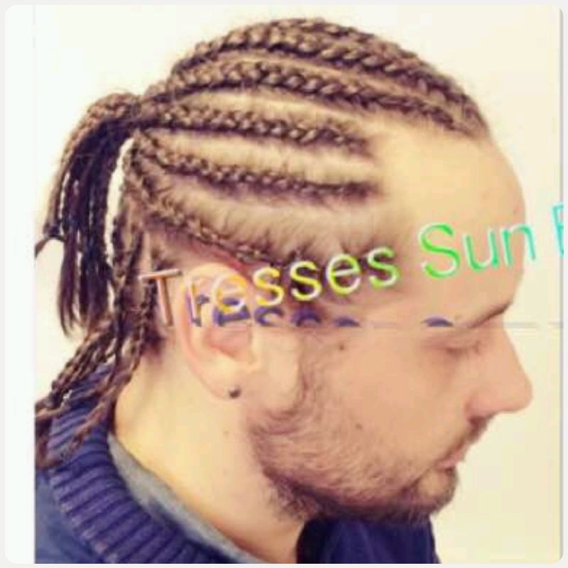 Tresses homme 